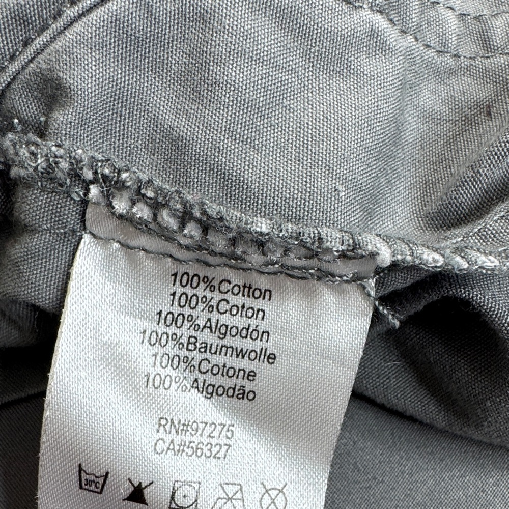 Fox Y2K Racing Women's Hooded Military Utility Jacket 100% Cotton Gray Size S - Picture 16 of 16